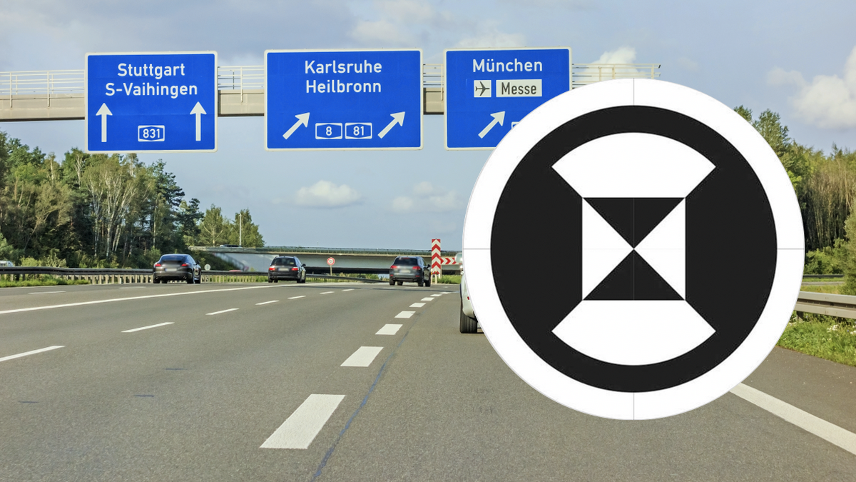 Новый знак на немецких дорогах